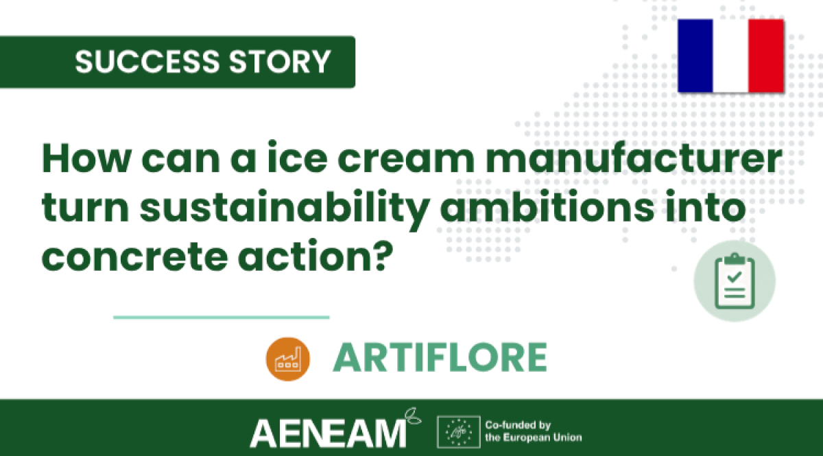 How can a ice cream manufacturer turn sustainability ambitions into concrete action ?
