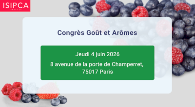 Congrès Goût et Arômes 2026