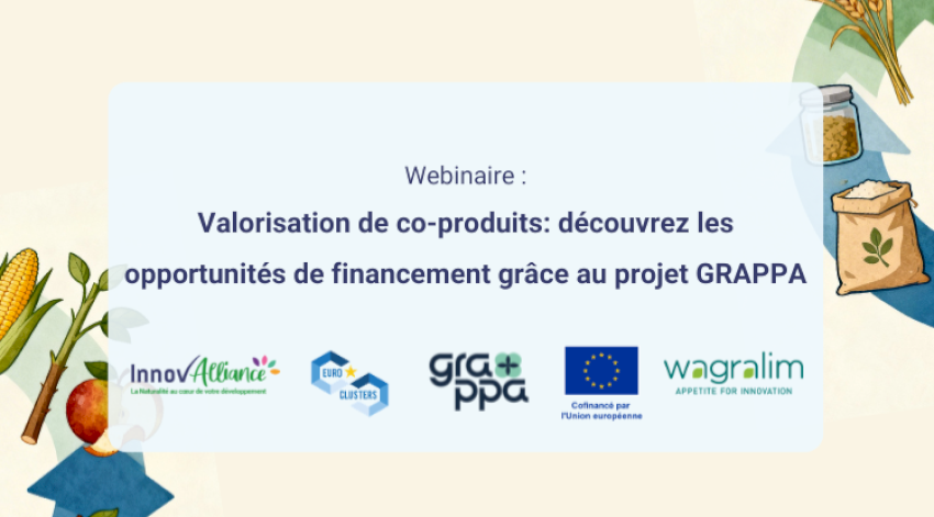 Retour sur le webinaire « Valorisation de coproduits : opportunités de financement avec le projet GRAPPA » 